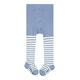 FALKE Unisex Baby Strumpfhose Stripe B TI Baumwolle dick gemustert 1 Stück, Blau (Crystal Blue 6290) neu - umweltfreundlich, 80-92