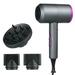 Carevas Ionic Hair Dryer with 3 Nozzles Diffusers 3 Heat Settings & 2 Speed Hot / Cold Wind Quick Drying Blow Dryer Portable Hair Styling Tools for Home Salon Travel -