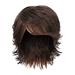 Wigs Human Hair Mens Wig Brown Short Layered Natural Wave Synthetic Male Wigs with Party Daily Glueless Wigs Human Hair High Temperature Wire Black