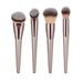 Makeup Brushes Makeup Brush Set Premium Synthetic Foundation Brush Cosmetic Applicator for Blending Liquid Powder Makeup Brushes Set Nylon Wool Rose Gold