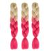 1PC New Fashion Womens Gradient Long Braid Wavy Party Wigs Q