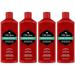 Pack of (4) Old Spice Pure Sport 2in1 Shampoo and Conditioner for Men 13.5 fl oz