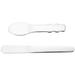 2pcs Stainless Steel Makeup Spatula Small Spoon Skin Caring Tool Spatula for Makeup