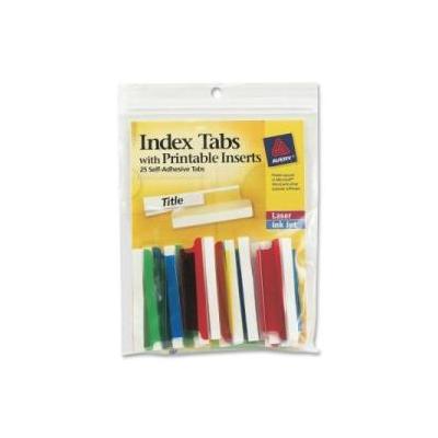 Avery Self-Adhesive Index Tabs With Printable Insert