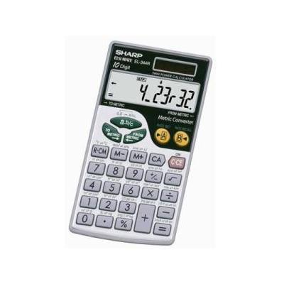 Sharp EL344RB Metric Conversion Calculator