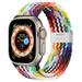YuiYuKa Nylon Stretchy Braided Solo Loop Compatible with Apple Watch Bands Ultra 49mm 41mm 45mm 40mm 44mm 42mm 38mm Adjustable Wristbands for iWatch Series 8 7 SE 6 5 4 3 2 1 Women Men Accessories