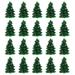20Pcs Resin Christmas Tree Decors Phone Case Resin Craft Charm DIY Jewelry Accessories