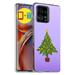 TalkingCase Slim Phone Case Compatible for Motorola Edge Plus 2023/ Edge+ 2023/ Edge 40 Pro Xmas Tree Print w/ Glass Screen Protector Lightweight Soft USA