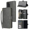 For Samsung Galaxy Note20 Ultra Zipper Wallet Bag Horizontal Flip PU Leather Case with Holder & 9