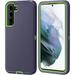 Compatible with Galaxy S22 Case 5G Samsung S22 Case 5G Samsung Galaxy S22 Case 5G Drop Protection Full Body Rugged 3 in 1 Cover Samsung Galaxy S22 Phone Case (6.1 ) (S22 5G Navy Green)