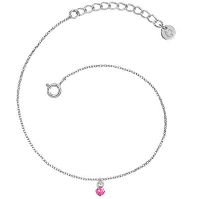 Glanzstücke München Armband Sterling Silber Turmalin in Roségold 17,0 cm Basislänge + 4,0 Verlängerung Damen Image
