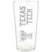 Texas Tech Red Raiders Etched 16oz. Vertical Rally Cry Pint Glass