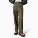 Dickies Women's Regular Fit Wide Leg Work Pants - Military Green Size 14 (FP901)