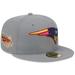 Men's New Era Gray England Patriots Color Pack 59FIFTY Fitted Hat