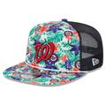 Men's New Era Washington Nationals Tropic Floral Golfer Lightly Structured Snapback Hat