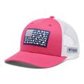 Women's Columbia Pink Fish Flag Trucker Adjustable Hat