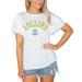 Women's Gameday Couture White Rollins College Tars Arch Logo Flutter Sleeve Lightweight T-Shirt