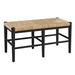 Eli 2-Seat Bench - Black - Ballard Designs - Ballard Designs