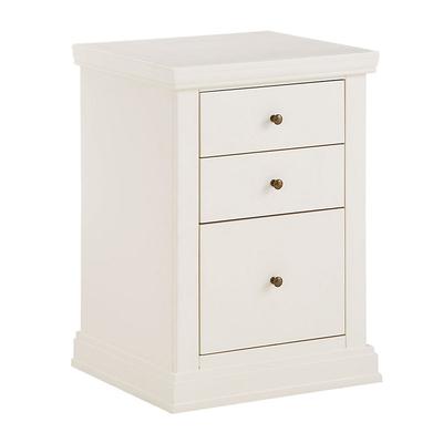 Bourdonnais 3 Drawer File Cabinet - White - Ballard Designs