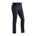 Funktionshose MAIER SPORTS "Perlit W" Gr. 24, Kurzgrößen, blau (dunkelblau) Damen Hosen Funktionshosen