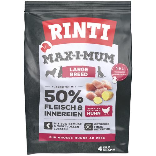 4kg RINTI Max-I-Mum Large Breed Huhn Hundefutter trocken