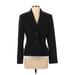 Jones New York Blazer Jacket: Short Black Print Jackets & Outerwear - Women's Size 6