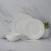 Mikasa Ciara 12 Pc Dinnerware Set, Service For 4 Bone China Bone China/Ceramic in White | Wayfair 5298896