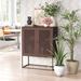 17 Stories Lothar Steel Accent Cabinet Metal in Gray | 42.7 H x 33.7 W x 15.9 D in | Wayfair B540BF76D2B34EAC878CC3AD102173D7