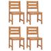 Loon Peak® Solid Wood Pine Patio Chairs Garden Outdoor Seating Furniture Wood in Brown | 35.4 H x 19.7 W x 23.2 D in | Wayfair