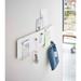 Yamazaki Home Wall Storage Organizer w/ Key Hooks Metal in White | 5.9 H x 27.6 W x 0.6 D in | Wayfair 5530