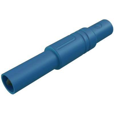 Las s g Sicherheits-Lamellenstecker Stecker, gerade Stift-Ø: 4 mm Blau 1 St. - Sks Hirschmann Image