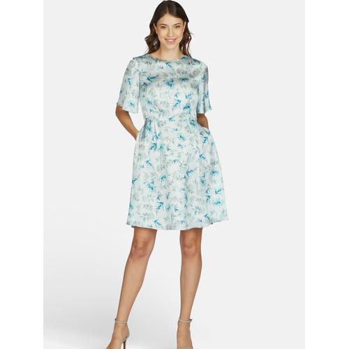 Kleo Satinkleid Satinkleid Damen aqua, 38