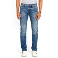 Buffalo David Bitton Men's Six Straight Leg Jean (Size 32-30) Sterling, Cotton,Elastine