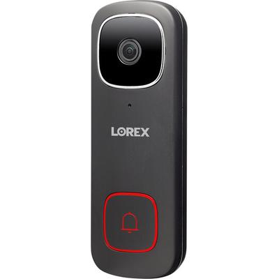 Lorex 2K Wired Video Doorbell (Black)