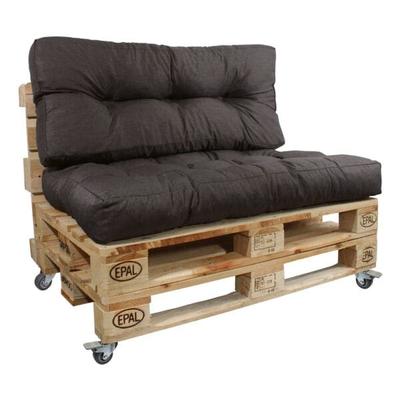 Gerso Palettencouch Komplettset braun Image