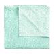 Block Print Leaves Green Reversible Caspari Kantha Fabric Table Cotton Cloth 180 x 180 cm