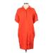 Pearl By Lela Rose Casual Dress - Popover: Red Dresses - Women's Size Small