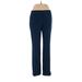 Le Suit Dress Pants - Low Rise: Blue Bottoms - Women's Size 4 Petite