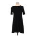 Lou & Grey Casual Dress: Black Dresses - Women's Size 2X-Small Petite