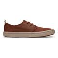 TOMS Men's Brown Canvas Leather Carlo Terrain Sneaker Shoes, Size 11