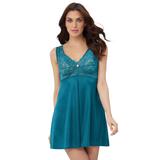 Plus Size Women's Babydoll Gown by Amoureuse in Deep Teal (Size 5X)