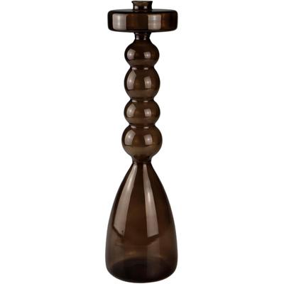 Kerzenleuchter AM DESIGN "Stabkerzenhalter aus Glas", braun, H:25cm Ø:8cm, Glas, Kerzenhalter, Höhe ca. 25 cm Image