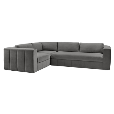 Morgan Sectional - 3 Pc Right Arm Facing - Chenille Chimney