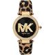 Michael Kors Women Analog Quartz Watch with Leather Strap MK4723