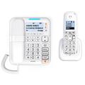 Alcatel XL785 Combo Voice - Corded Phone with Answering Machine and 2 Handsets - Landline Home Phones - Call Blocking Telephones