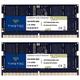 Timetec 64GB KIT(2x32GB) DDR5 4800MHz PC5-38400 Unbuffered Non-ECC 1.1V CL40 2Rx8 Dual Rank 262 Pin SODIMM Laptop Memory RAM Module Upgrade (64GB KIT(2x32GB))