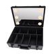 Makeup Train Case, Cosmetic Organizer Storage Box with Lights and Mirror