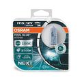 Osram COOL BLUE INTENSE H15, 20% more brightness, up to 3,700K, halogen headlight lamp, LED look, duo box (2 lamps) 64176CBN-HCB