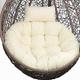 Egg Chair Cushion Only, Outdoor Hanging Swing Chair Cushion, Hanging Egg Chair Cushion Thick, Washable Cover Hanging Hammock Chair Cushion For Garden, Chair Mat Pads Replacement Beige