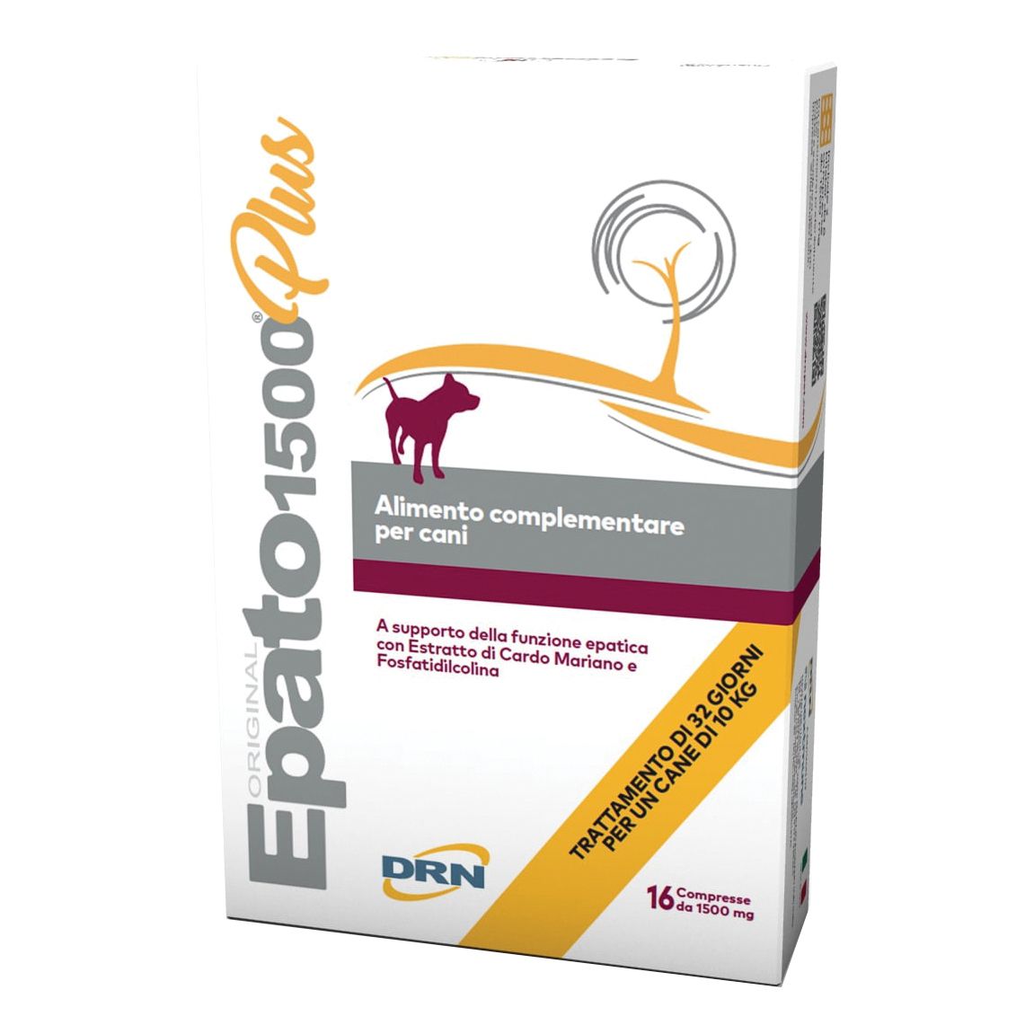 DRN Epato 1500 Plus Cane Compresse 16 pz